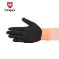 Hespax Protective Cut-resistant Gloves Men Nitrile Gloves